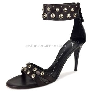 Giuseppe Zanotti Bead Embellished Stud Open Heel